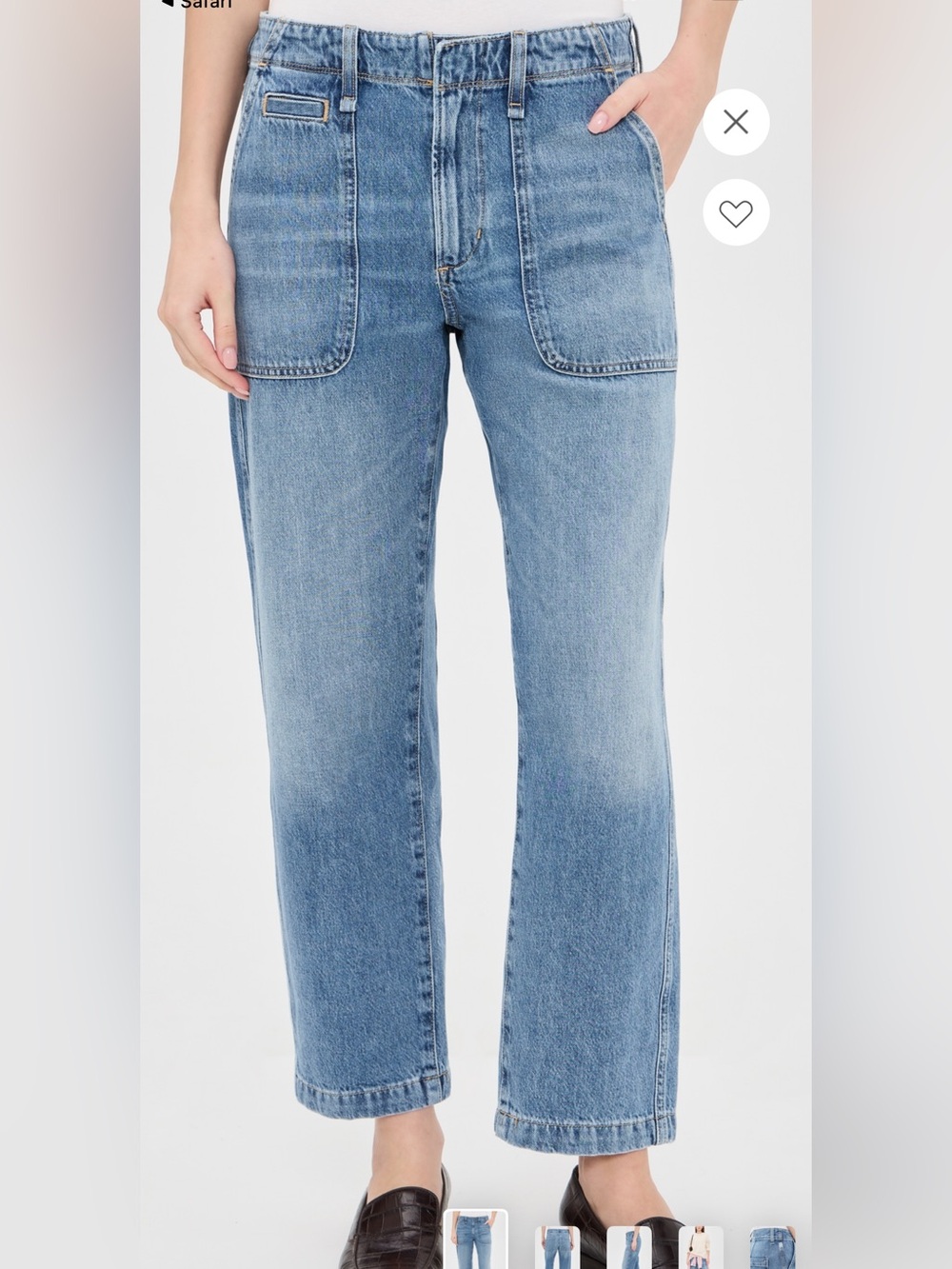 Citizens of Humanity Winslow Utility Straight Leg Blue size 27